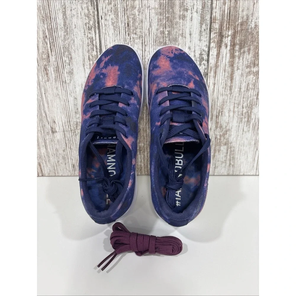 NOBULL Tie Dye Trainer Canvas Lace Up Sneakers Sz W 9 / M 7.5